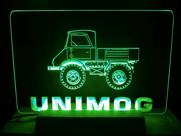 Unimog 401 411 Oldtimer LED Schild